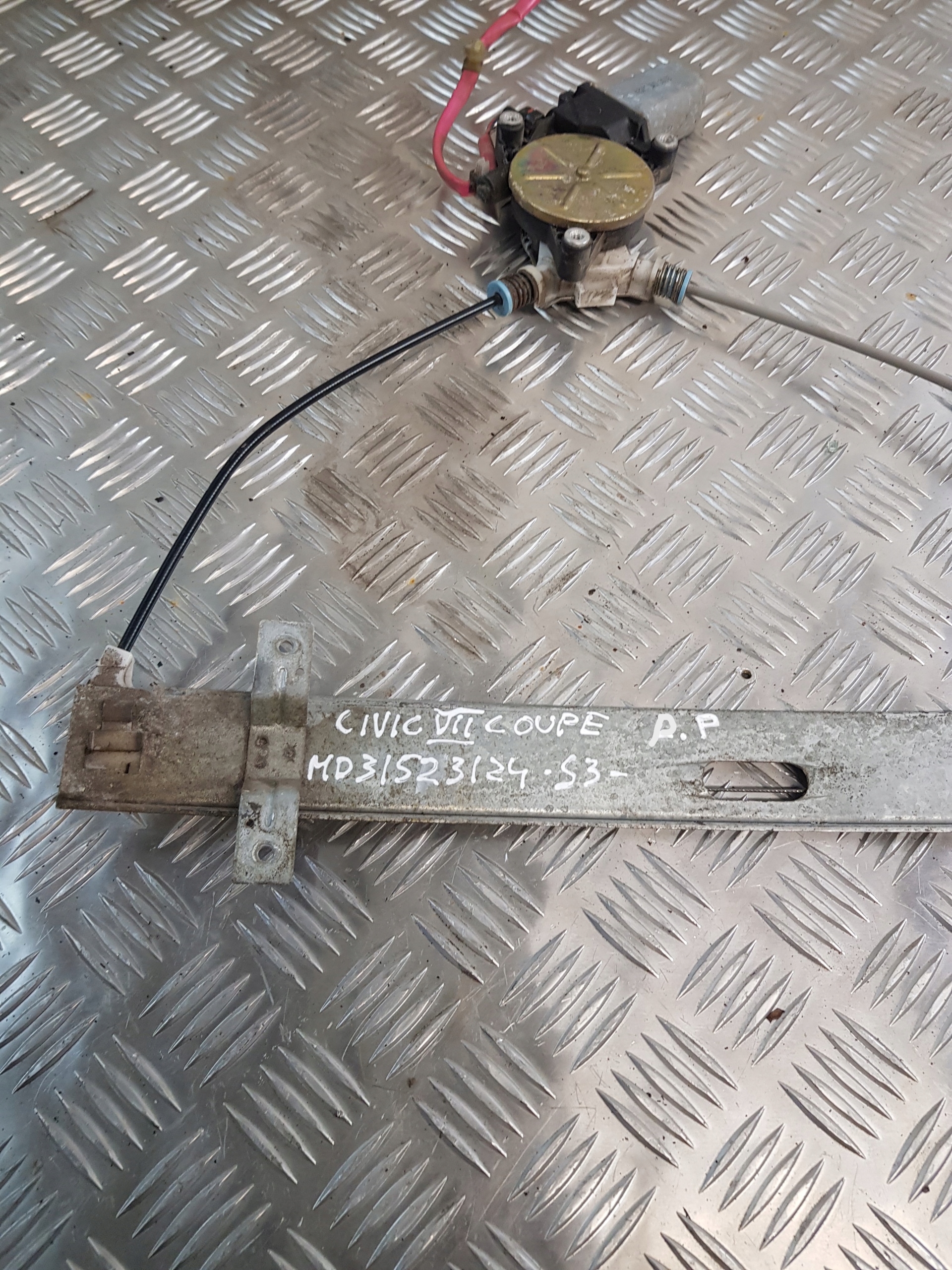 HONDA CIVIC VII COUPE window regulator right front 2PIN EUROPA