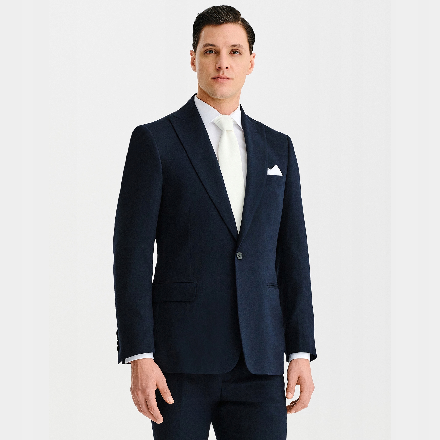 Hladké tmavě modré sako Pako Lorente vel 50/176