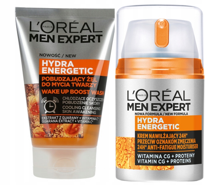 

LOreal Men Expert Krem żel pobudzający twarz zesta