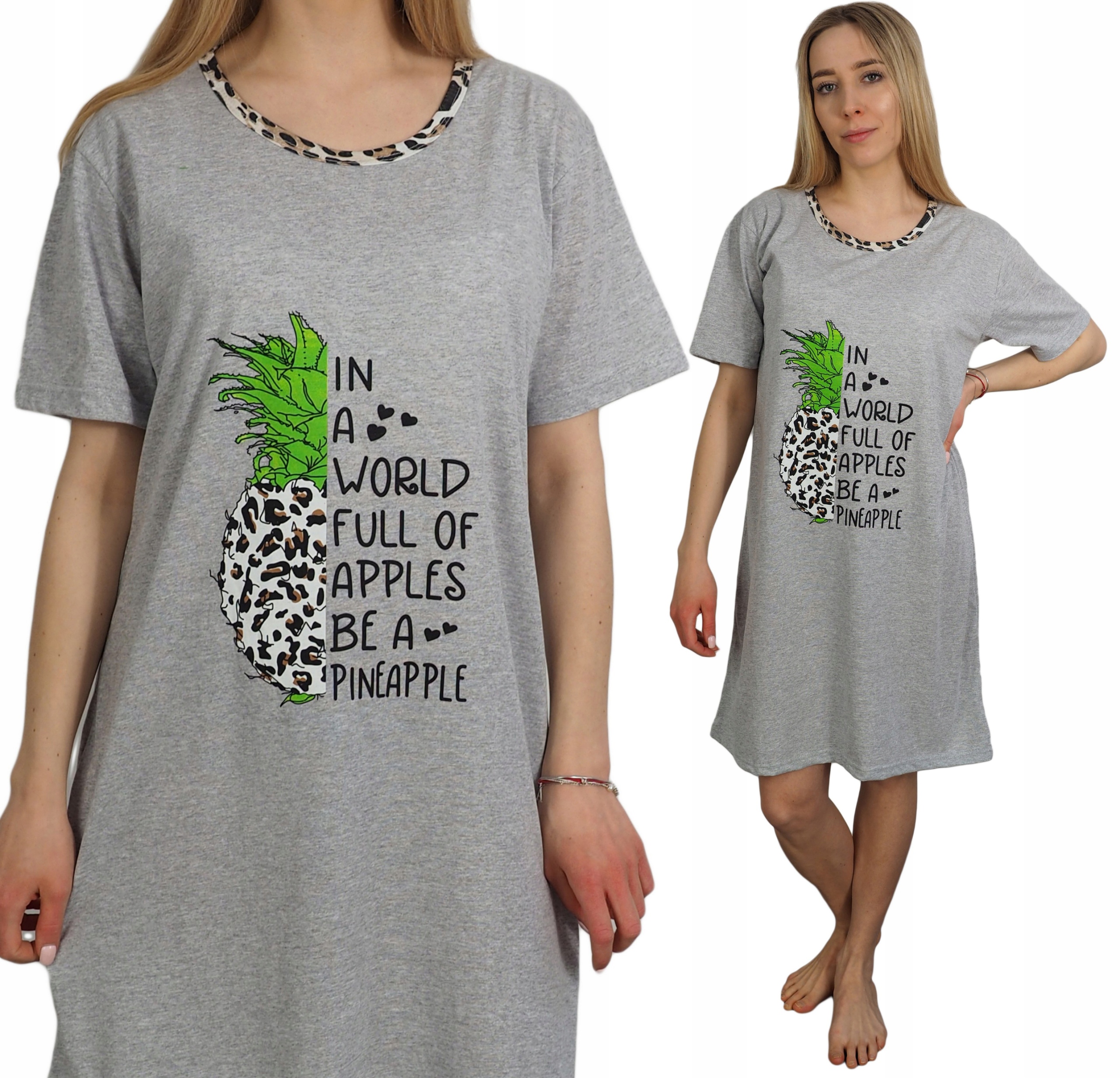 

Koszula Nocna L (40) Bawełna Ananas L