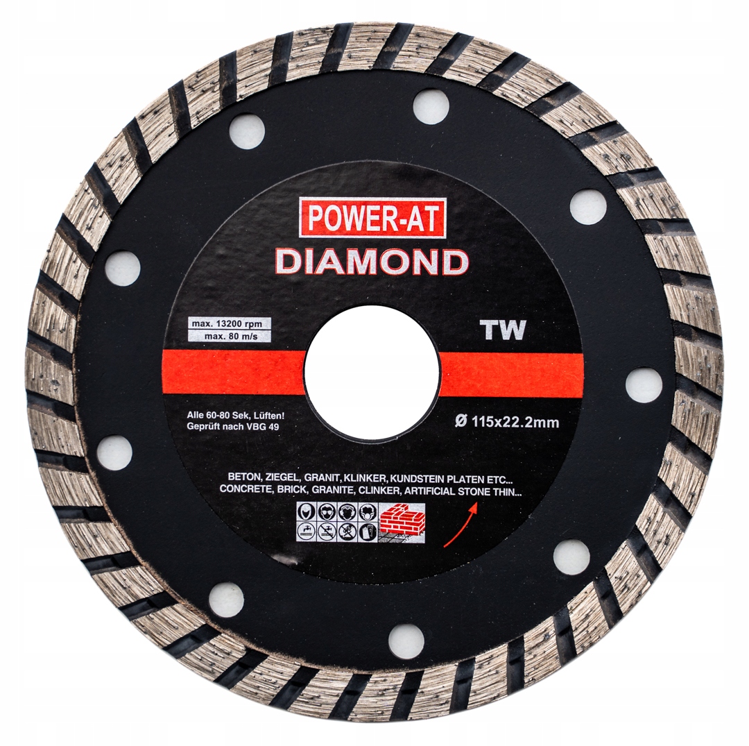 

Tarcza 115 mm Diamentowa Turbo Do Betonu Kostki
