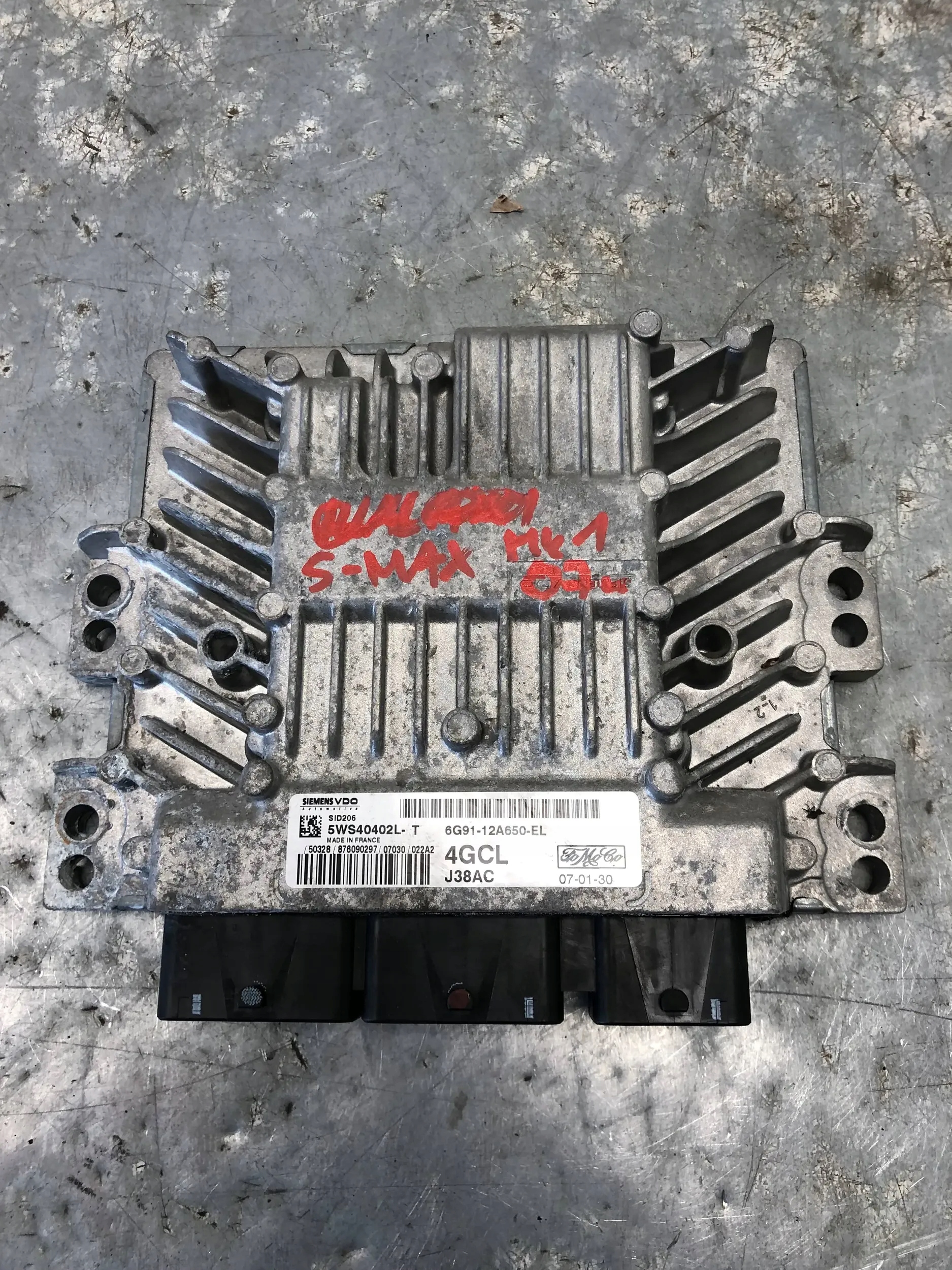 Computer DES MOTORS FORD S-MAX MK1 6G91-12A650-EL