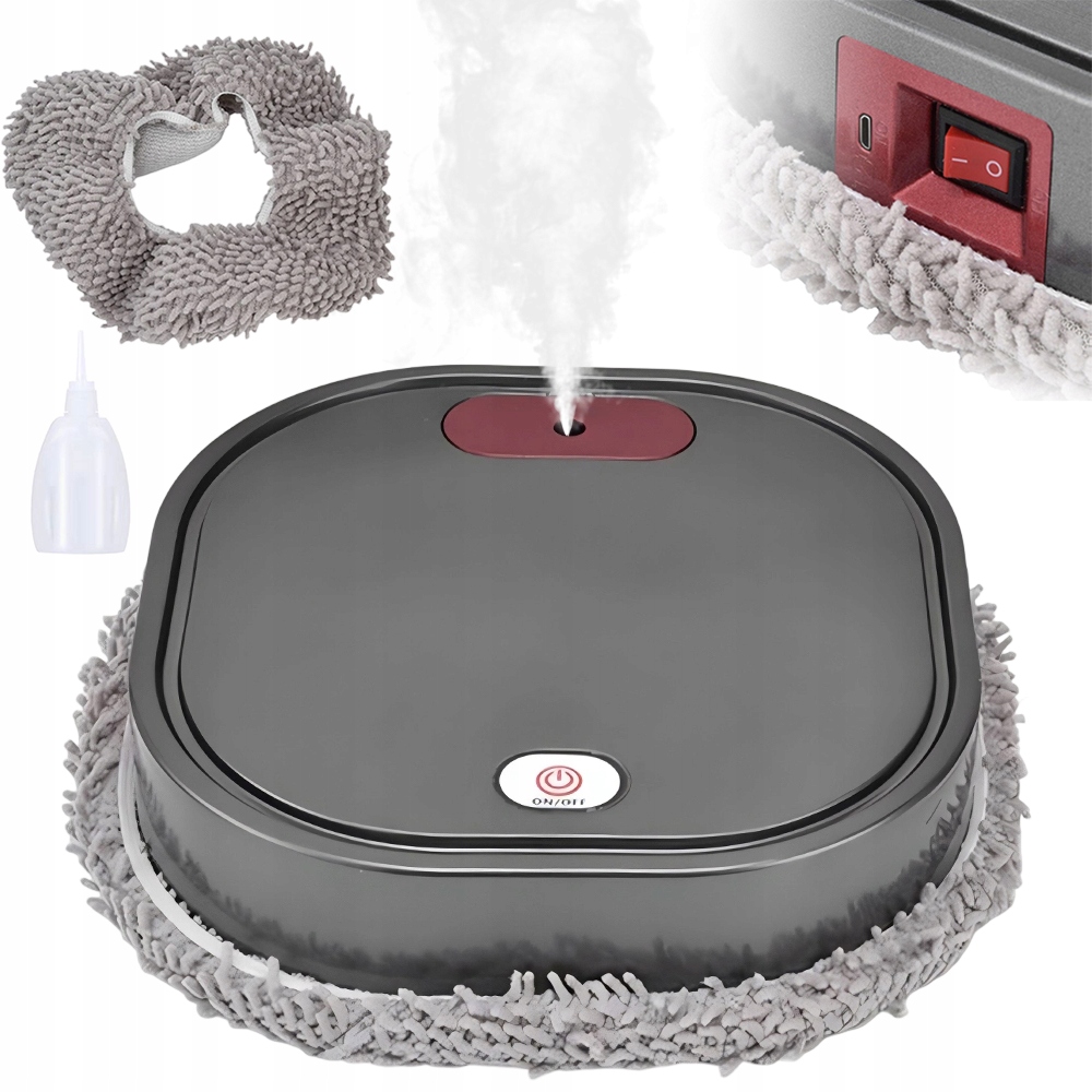 Mopovací robot s zvlhčovačem Sprays Precise Cleaning, Mopa Na Mokro A Sucho