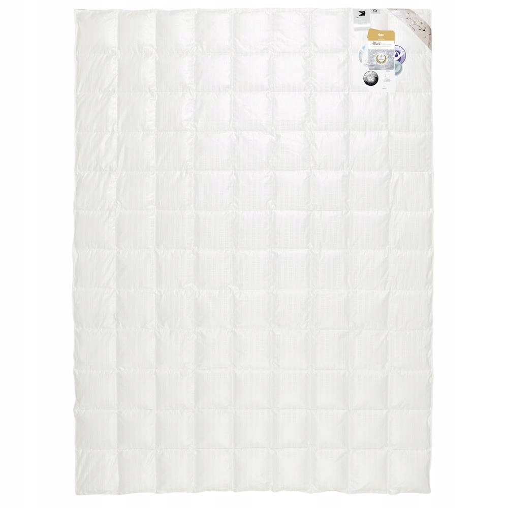 Páperová prikrývka Letná 200x200 Silver krémová 90% páperie