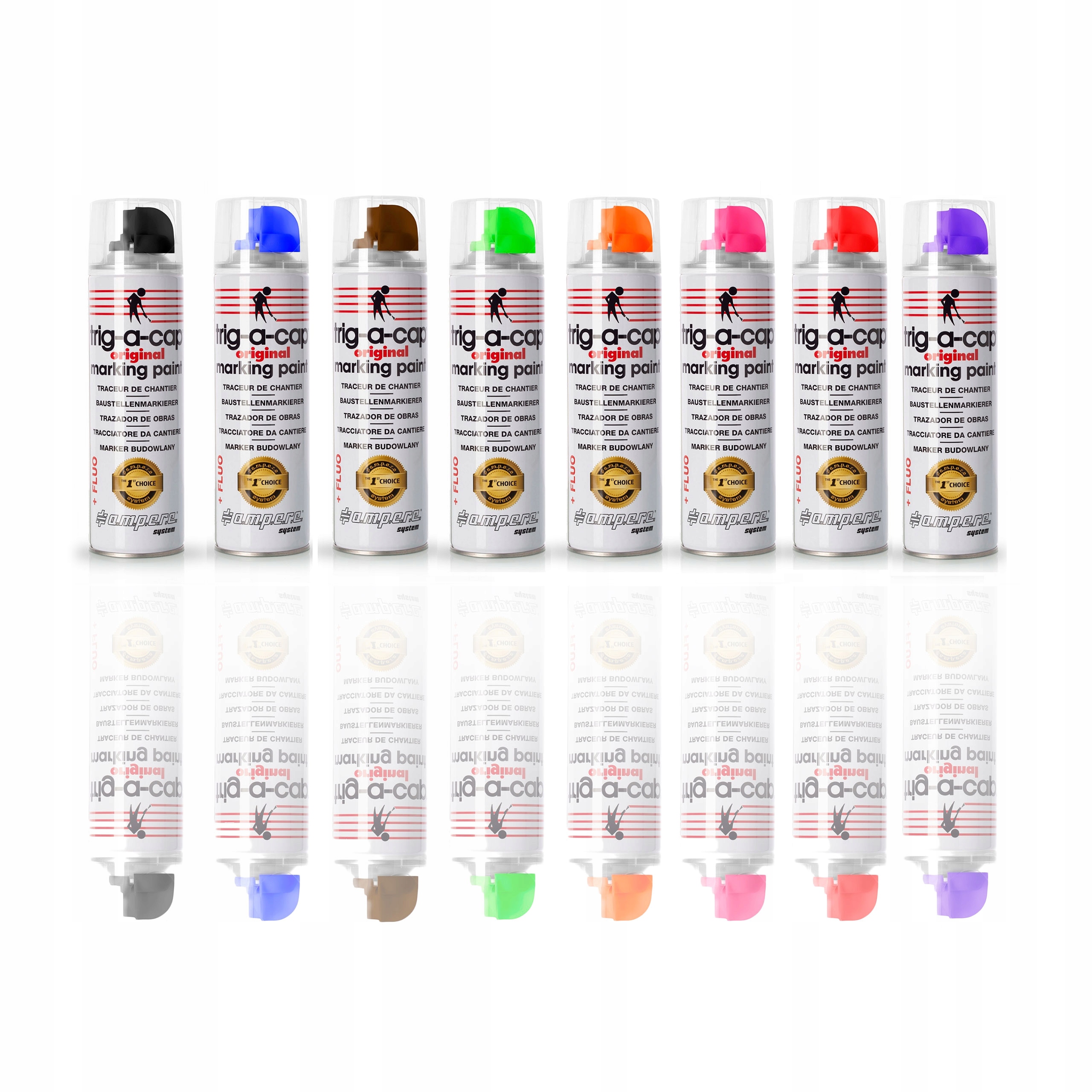 Farba geodezyjna Ampere Trig-A-cap Original 12szt