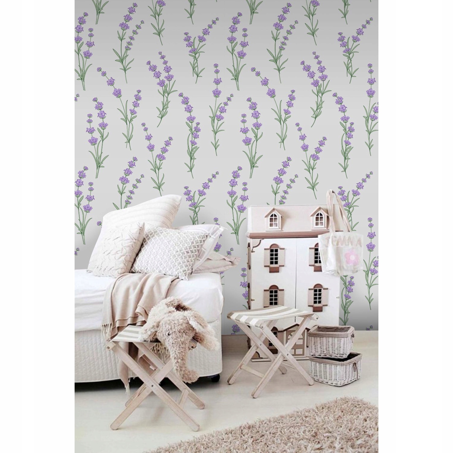 

Fototapeta flizelina Kwiaty lawendy 416x254 + klej