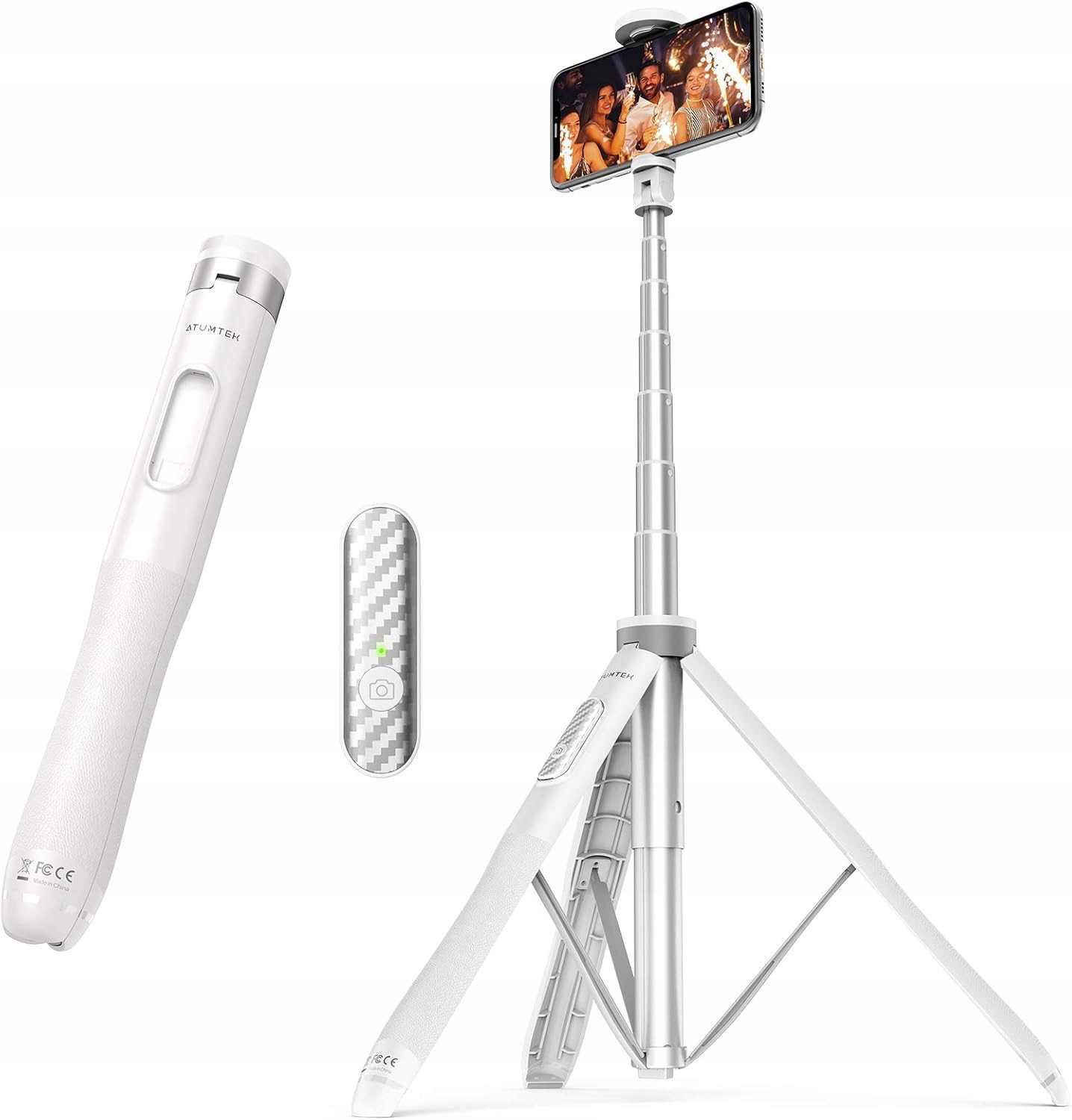 Kijek do selfie 130 cm, Bluetooth Atumtek