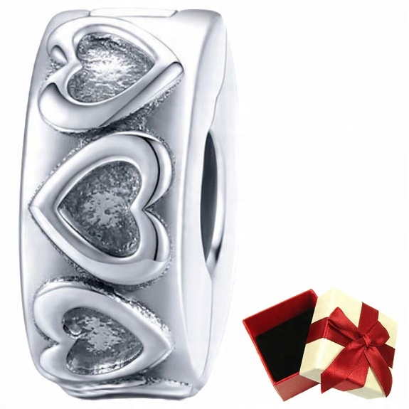 

Charms do Pandora Bloklada W Serca srebro 925 S925