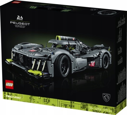 Lego – Technický Model – Peugeot 9X8 24H, Hybridní Hypercar – 42156