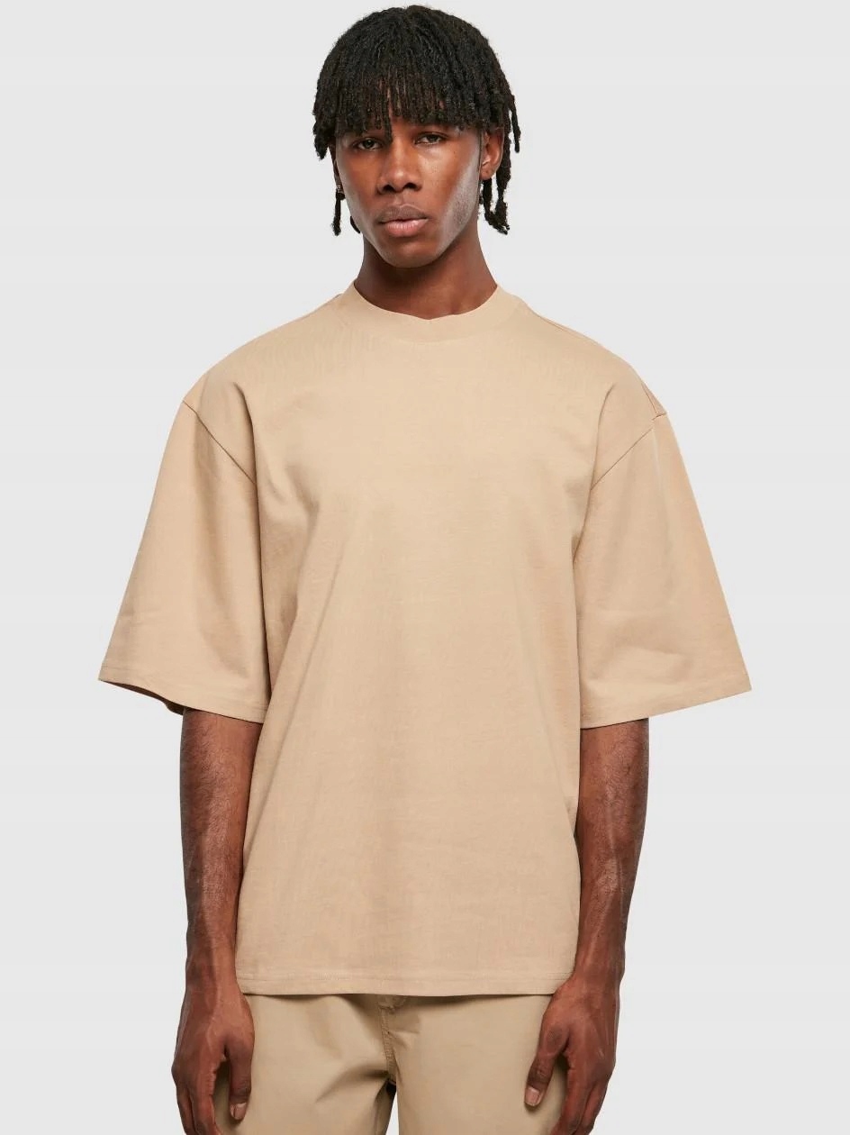 Tričko Z Organické Bavlny Pánské, Béžové, 5XL
