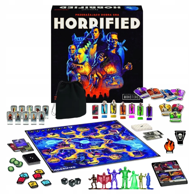 Ravensburger Gra Planszowa Kooperacyjna Horrified Potwory Universal 10+
