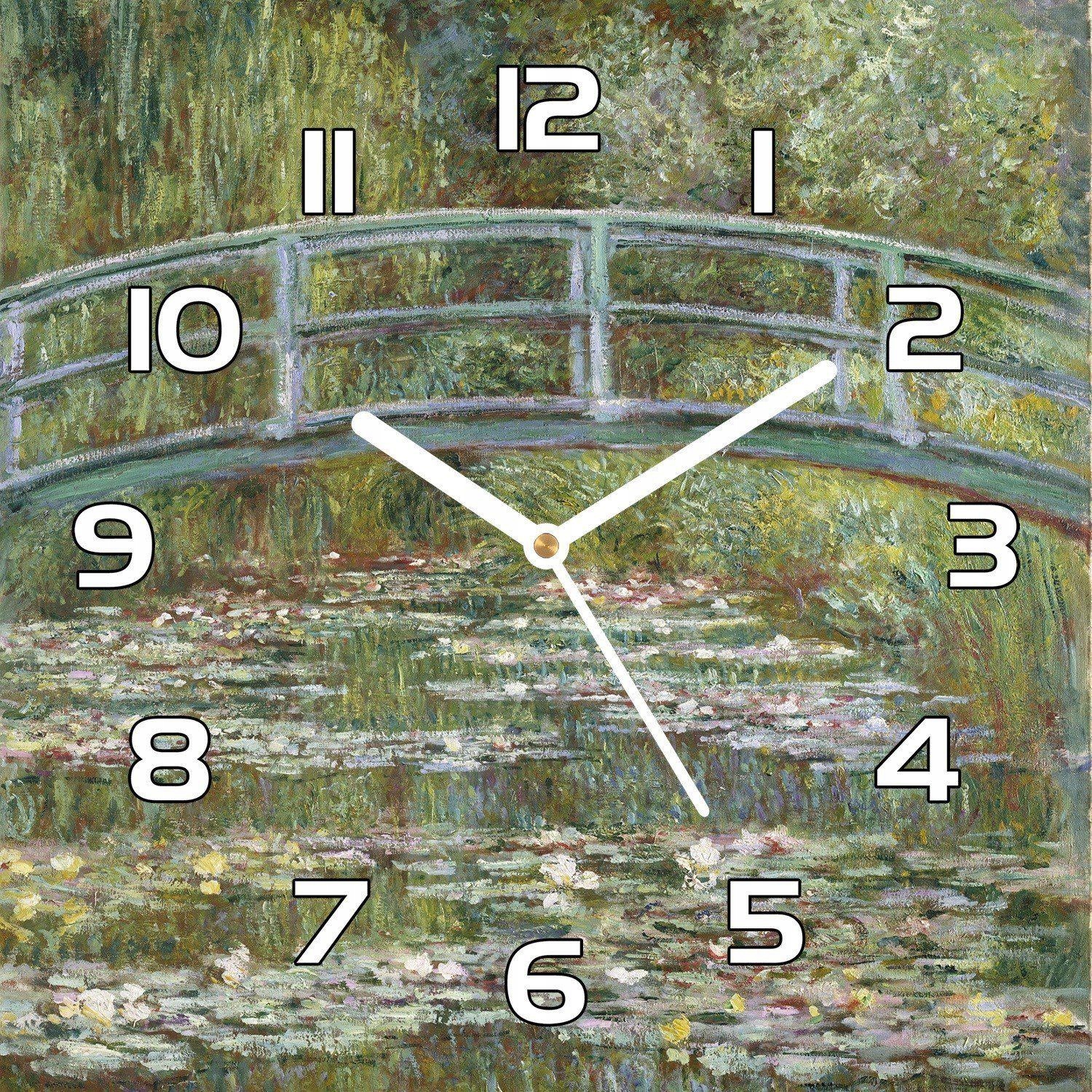 

Zegar na szkle Most nad jeziorem Malarstwo 30x30cm