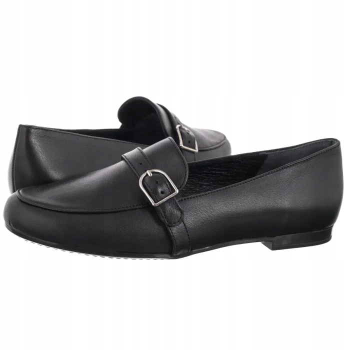 Dámské kožené boty Mokasíny Ryłko Černé R1R94___ __45 Black