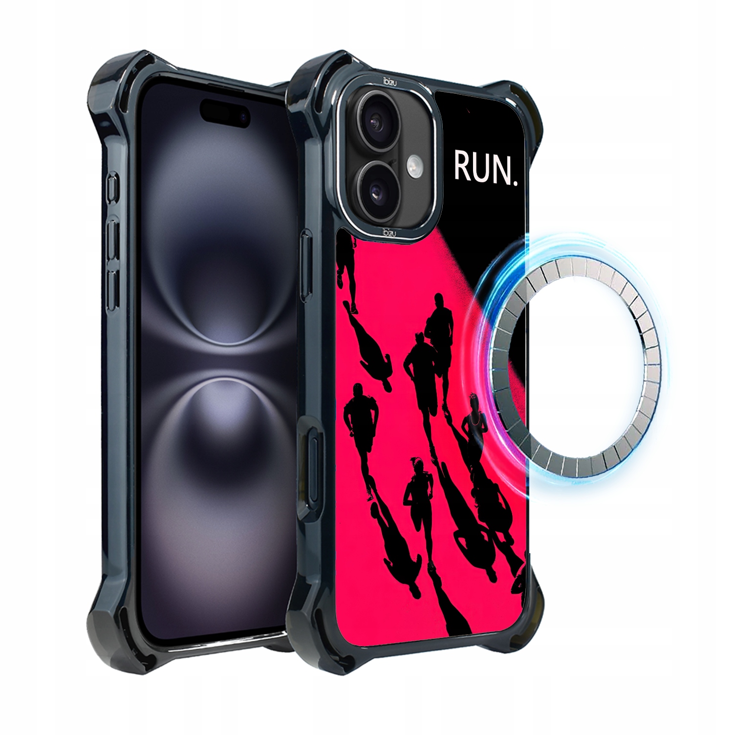 Pouzdro pro iPhone 16 Ibizu DropGuard Ultra s MagSafe, noční maraton