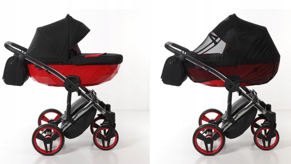 wózek dziecięcy Diamond S Line V2 Junama 4w1 czerwony 01 | COSMO Model Diamond S-Line
