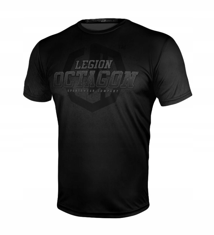Koszulka Sportowa Octagon Legion Conquest Czarno-Szara L