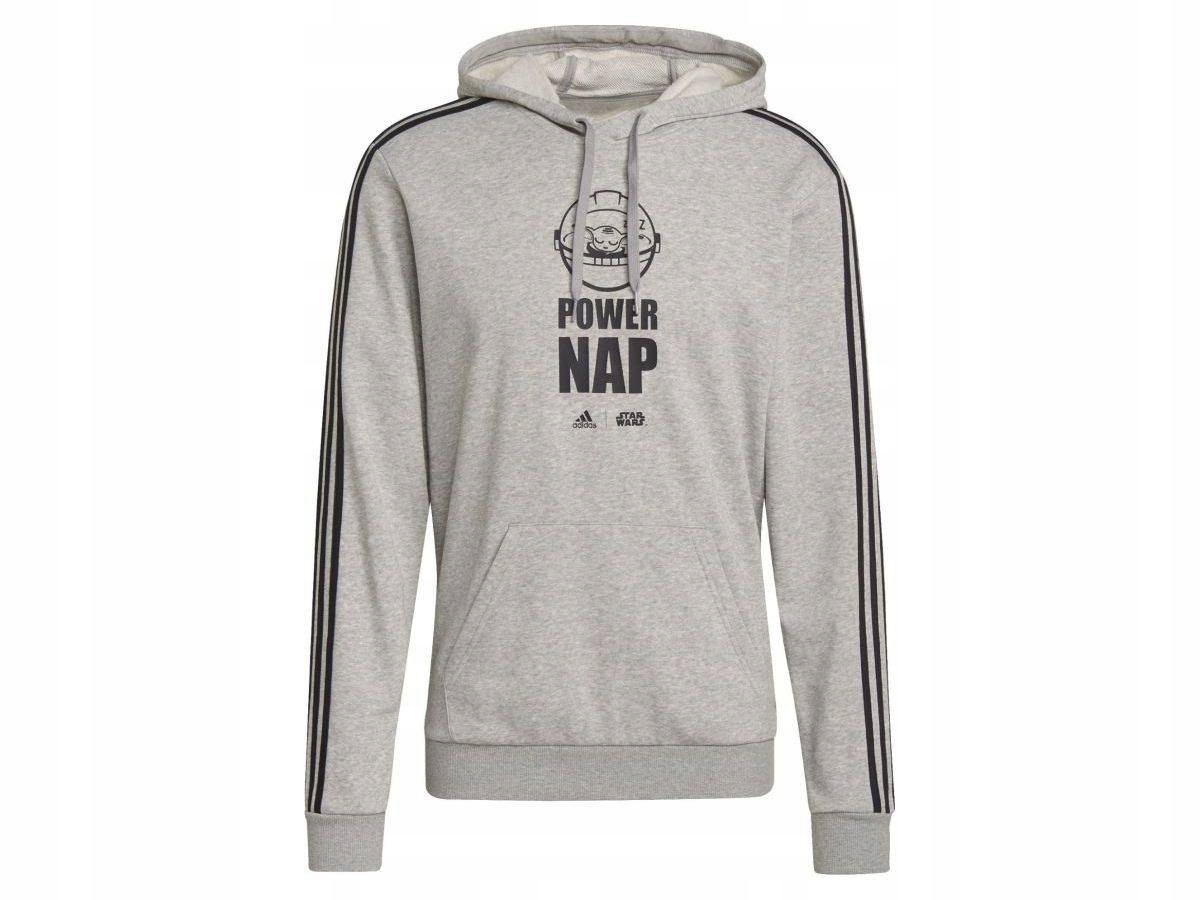Pánská mikina s kapucí Adidas M Str Wrs Hdy Xs