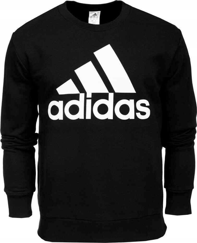 Pánská Mikina Adidas Essentials French Terry Big Logo Černá IC9324 velikost XL