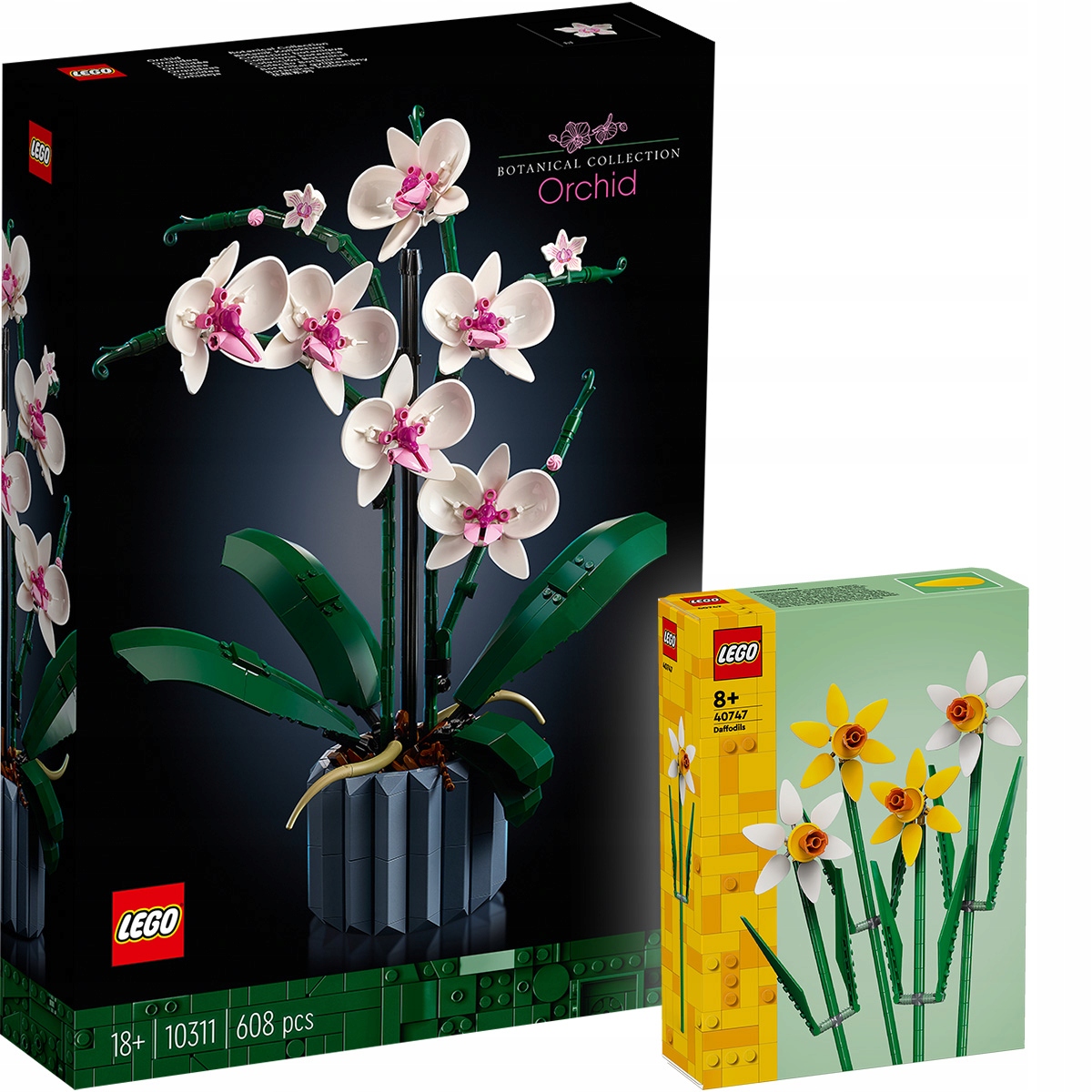 Lego Creator Expert Orchidej 10311 Lego Narcisy 40747