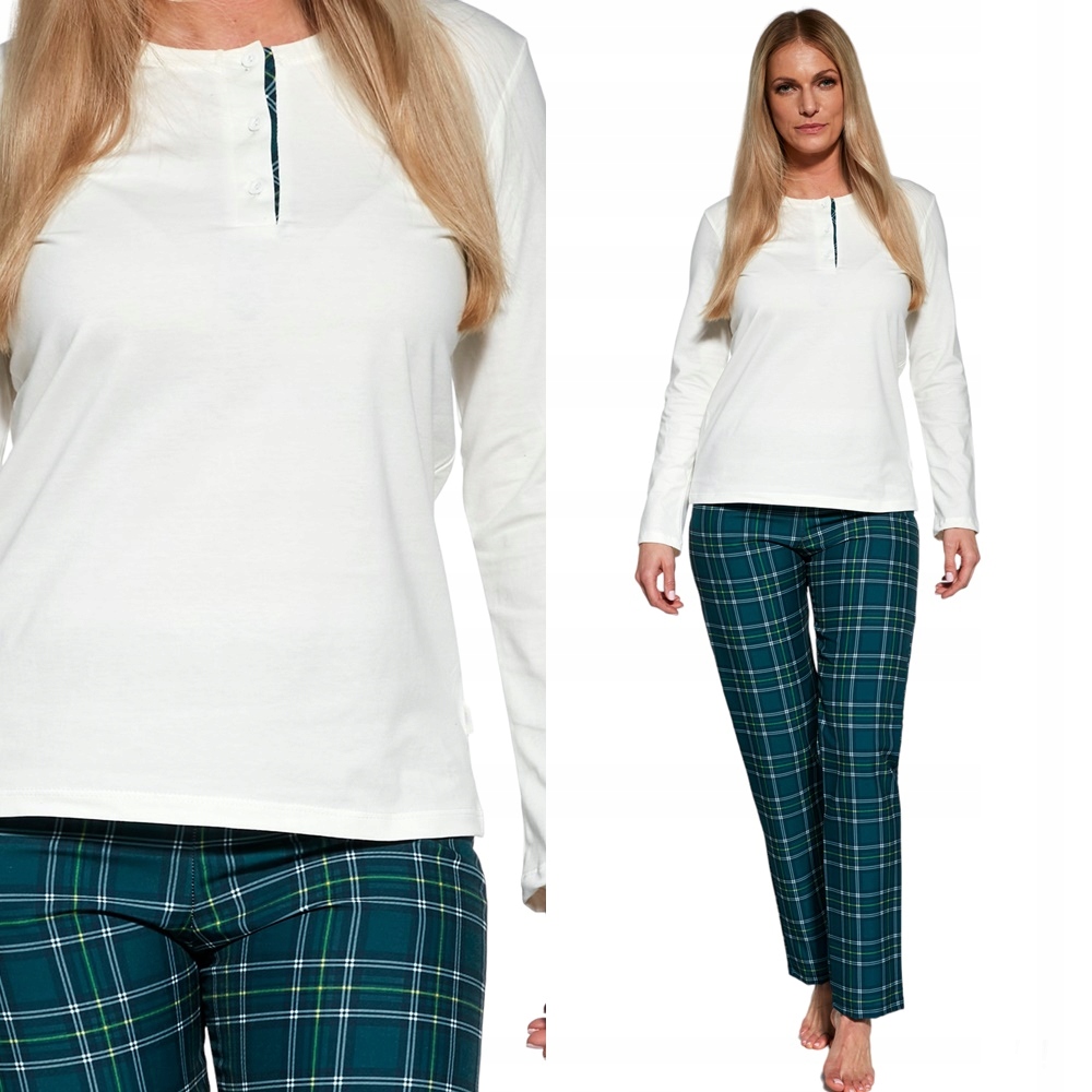 Dámské pyžamo Cornette Nelly 763 XL 42 Ecru