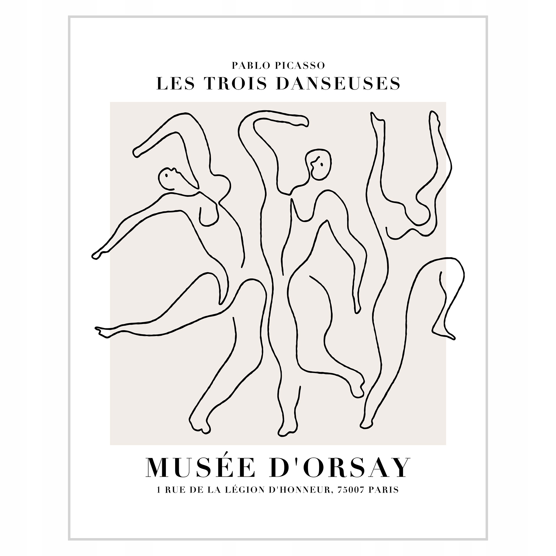

Plakat 24x30 Pablo Picasso Three Dancers