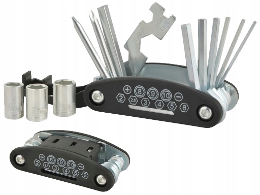 Zestaw KLUCZY ROWEROWYCH 16w1 Roweru Rowerowe