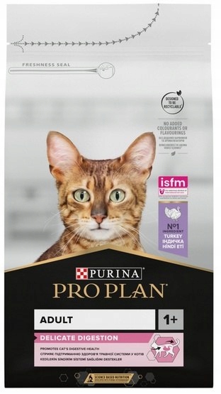 Purina Pro Plan Cat Adult Delicate Digestion s krůtím masem 1,5 kg