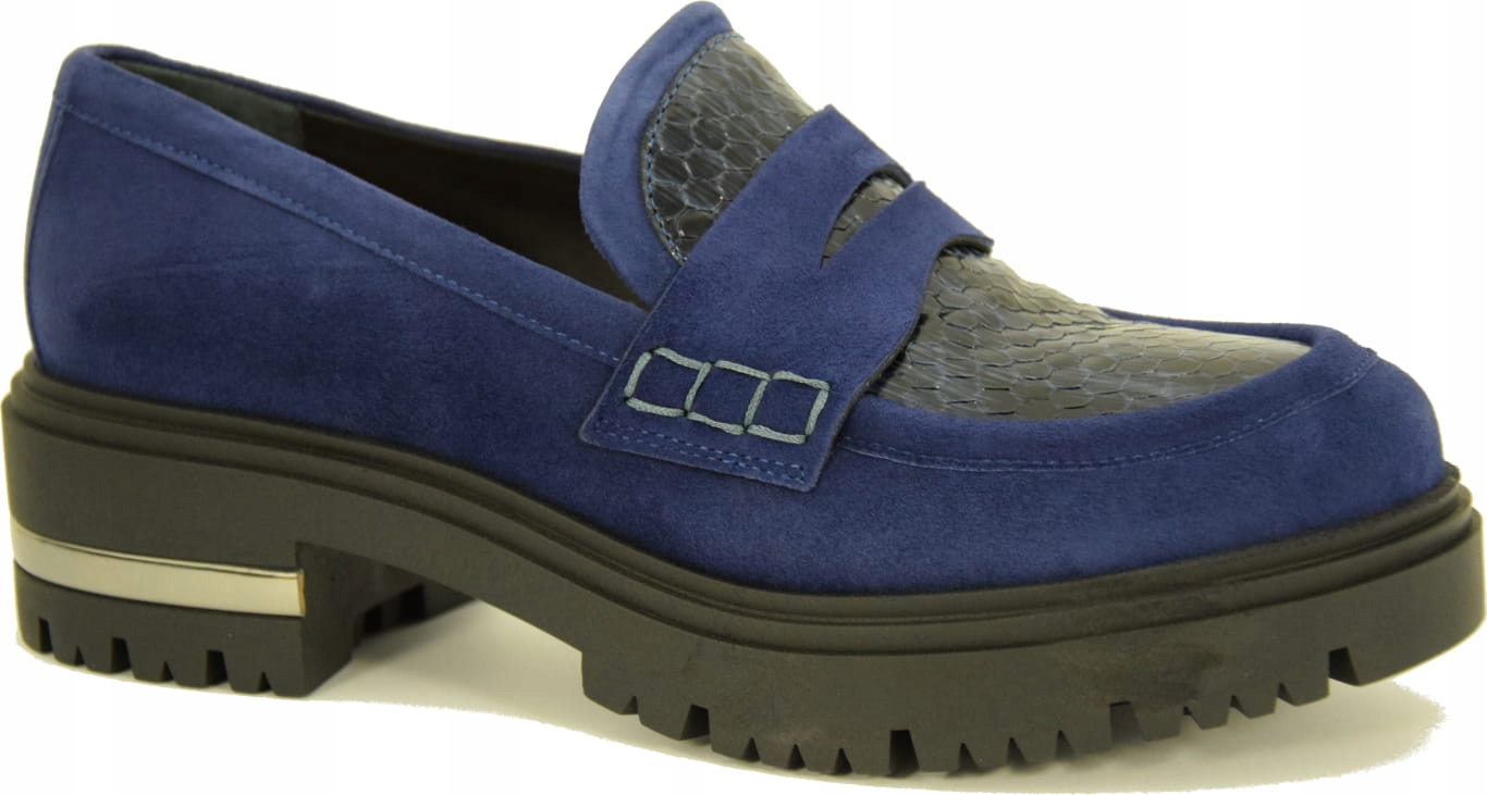 Dámské Polobotky Traperky Módní Mokasíny 3136 VEL.39