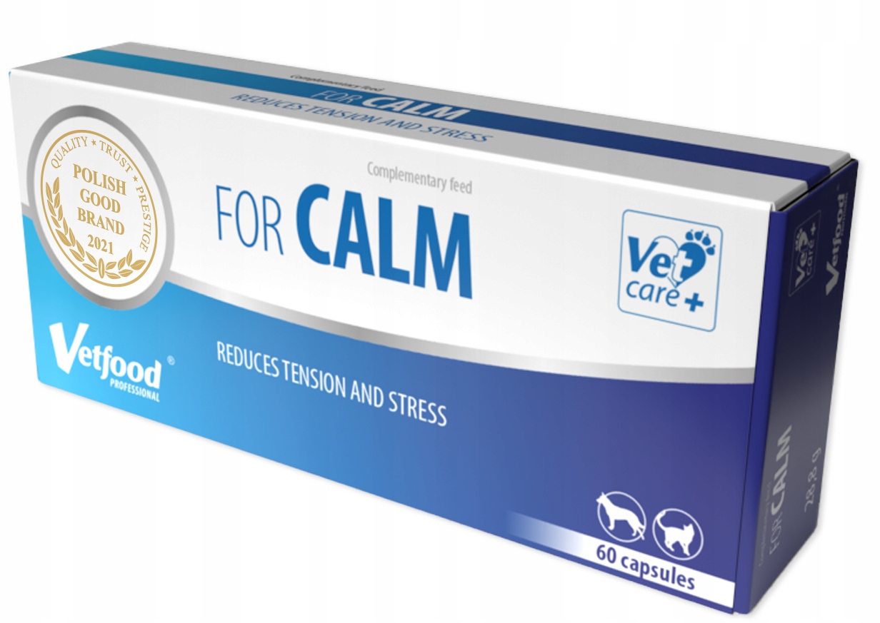 

Vetfood ForCalm 60 kaps na stres dla psa i kota