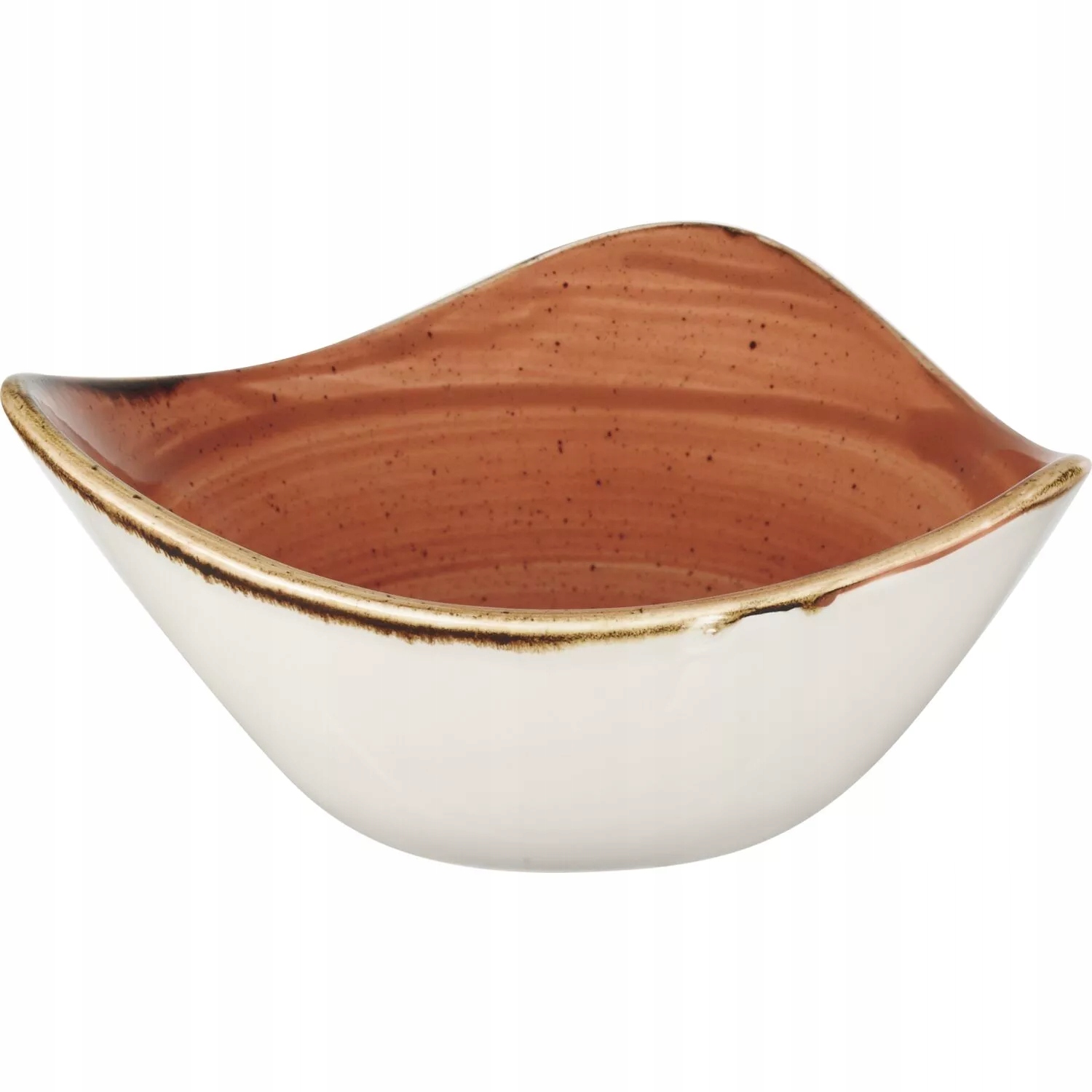 Tanier hlboký Churchill Stonecast Spiced Orange 15,3 cm 12 ks