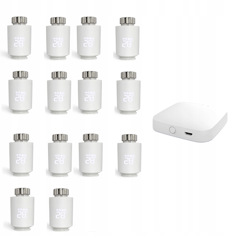 Zigbee Inteligentní Termostatická Kartuše 14X+HUB