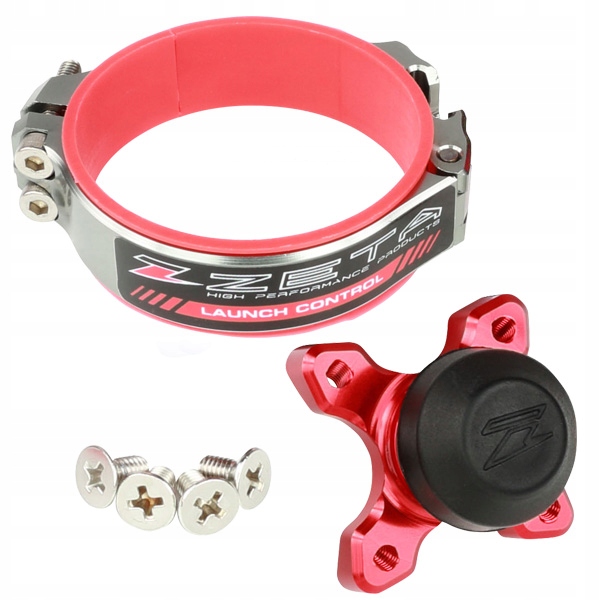 ZE89-7000 - Замок амортизатора красный HONDA CR CRF ZETA