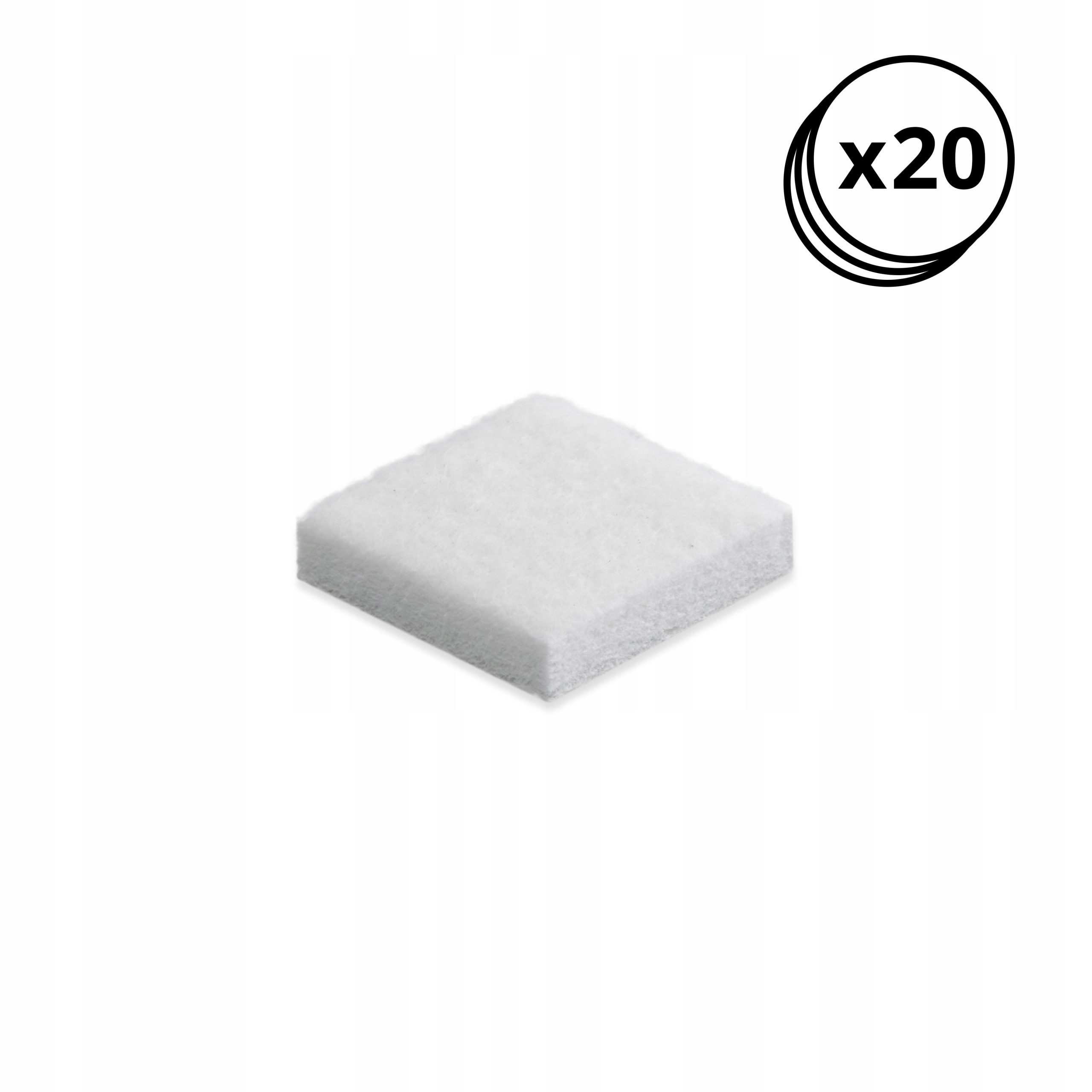 

20 Szt Filc Podkładki Pod Krzesła Nogi Meble 22x22