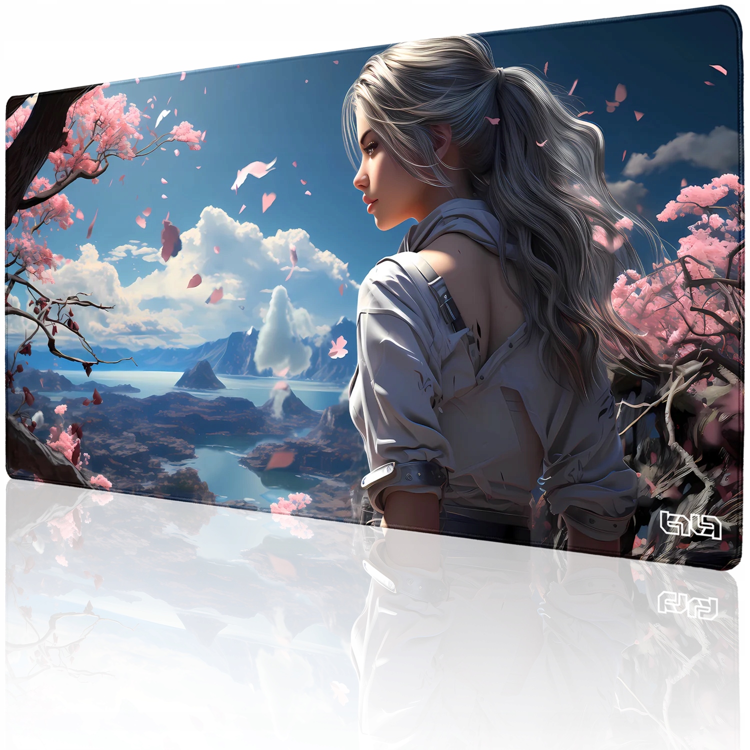 Velká Podložka Pod Myš Hanami 100x50 Tilt Pro hráče Odolná