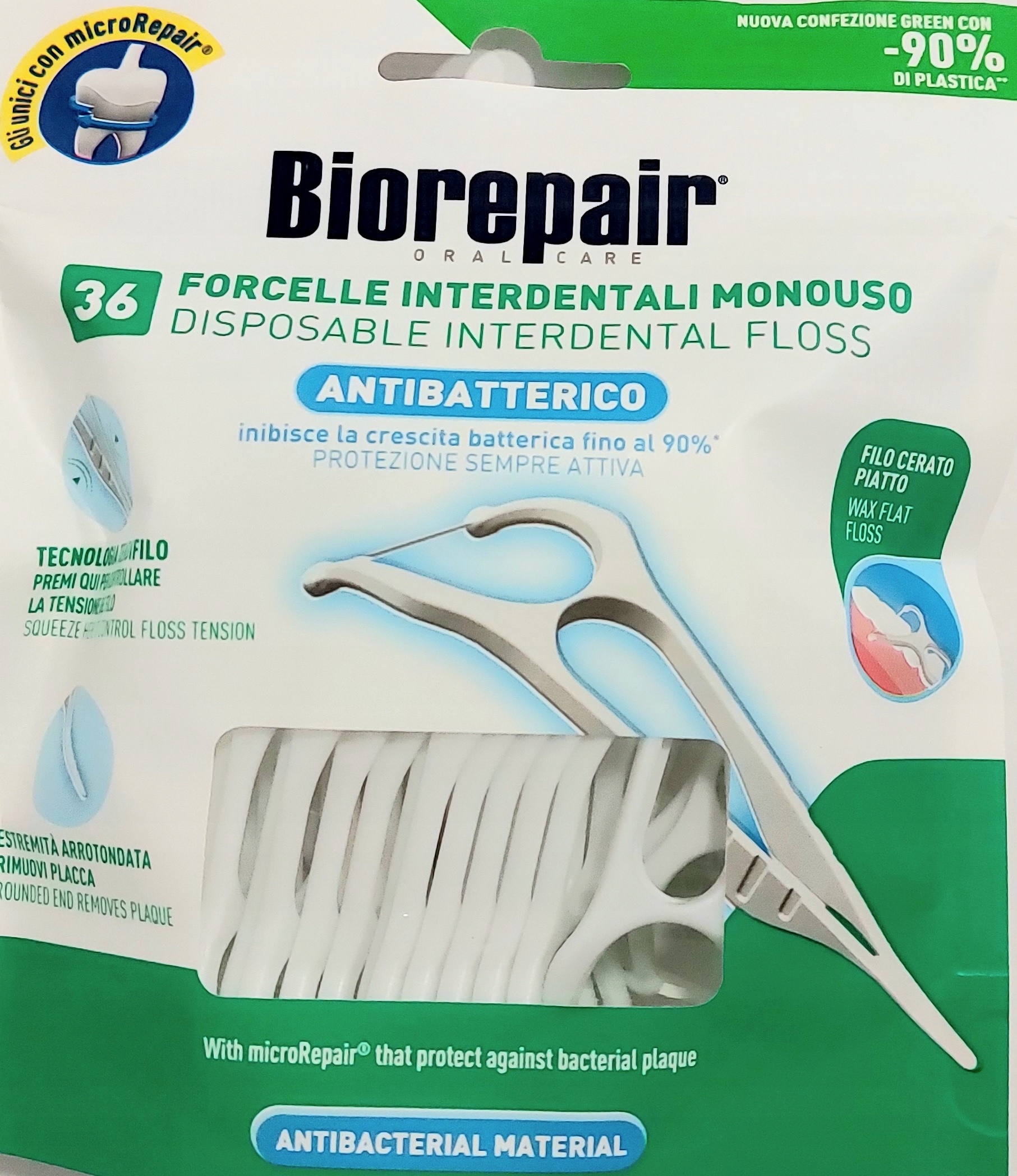 

Nitko Wykałaczki Flossery Biorepair Woskowan 36szt