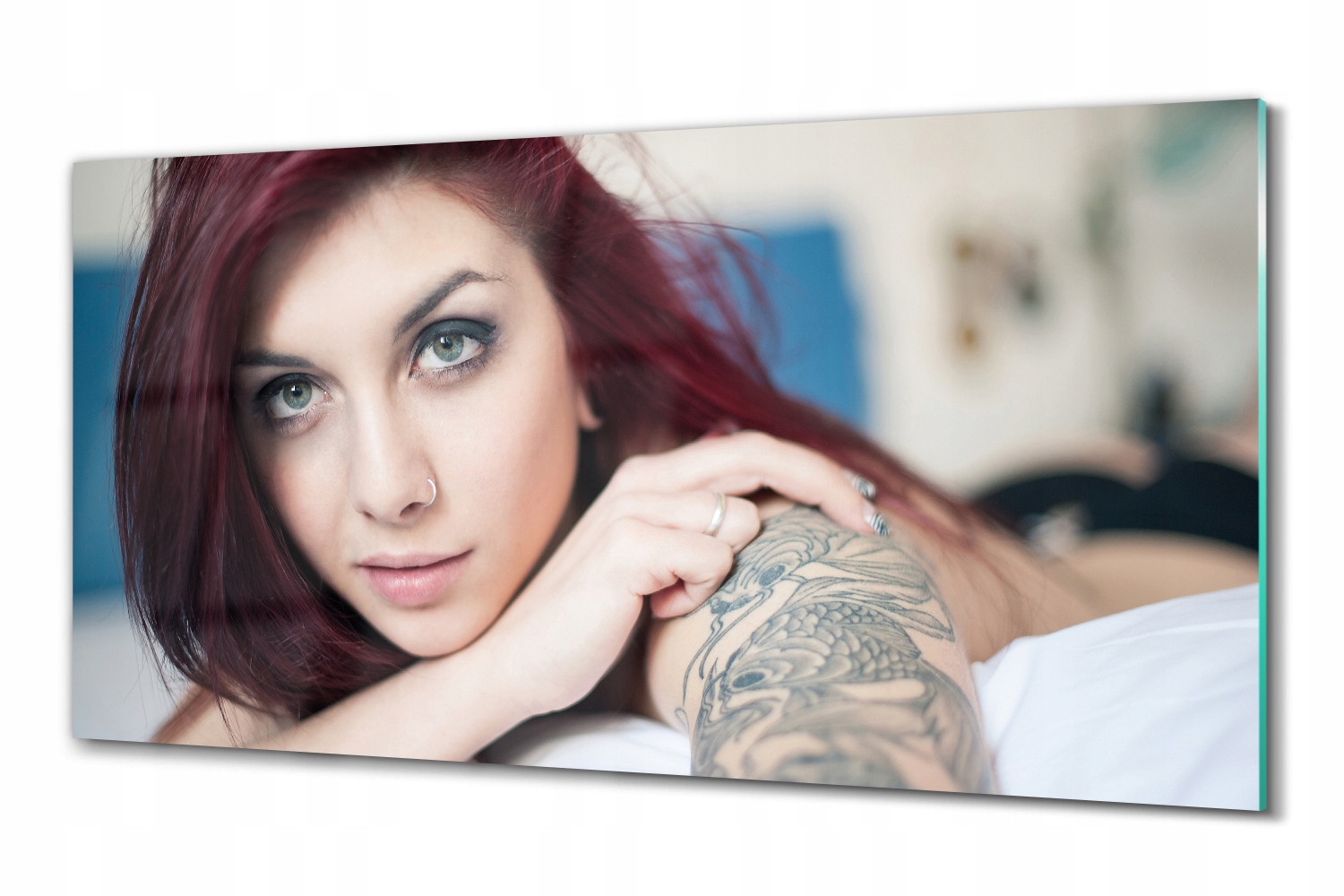 Skleněný obraz Žena tělo tetování 100x50
