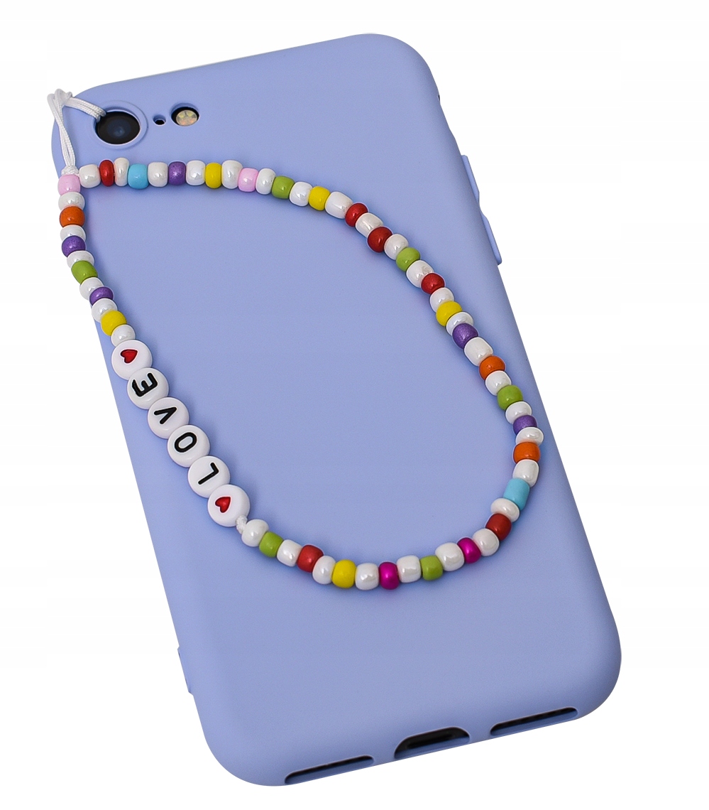 SMYCZ DO TELEFONU Z KORALIKAMI BRELOK ZAWIESZKA