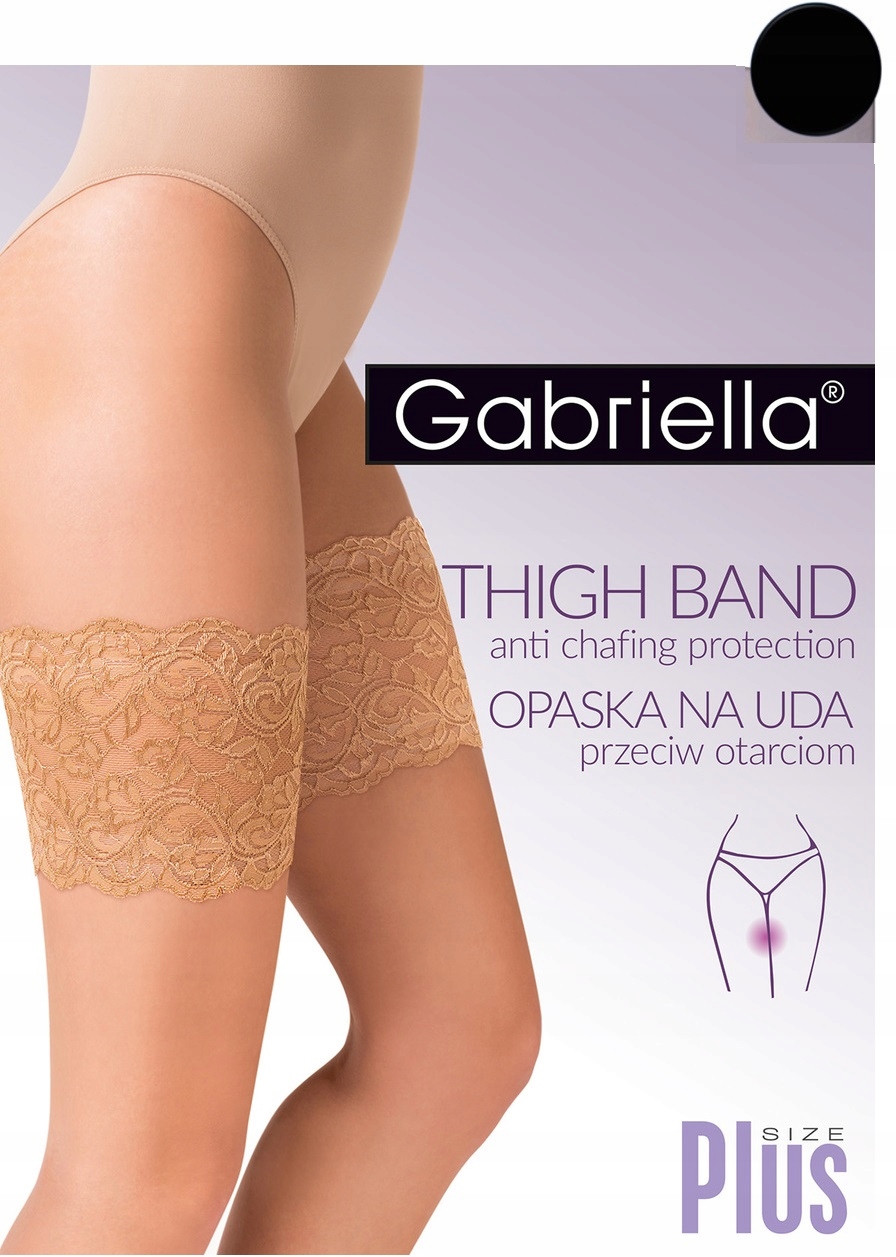 

Opaska Na Uda Gabriella Przeciw Otarciom Nero 7/8