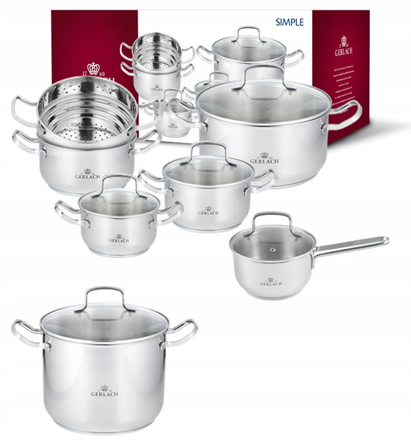 

Gerlach Simple Garnki 9EL+ Garnek 7 L+rondel 1,5 L