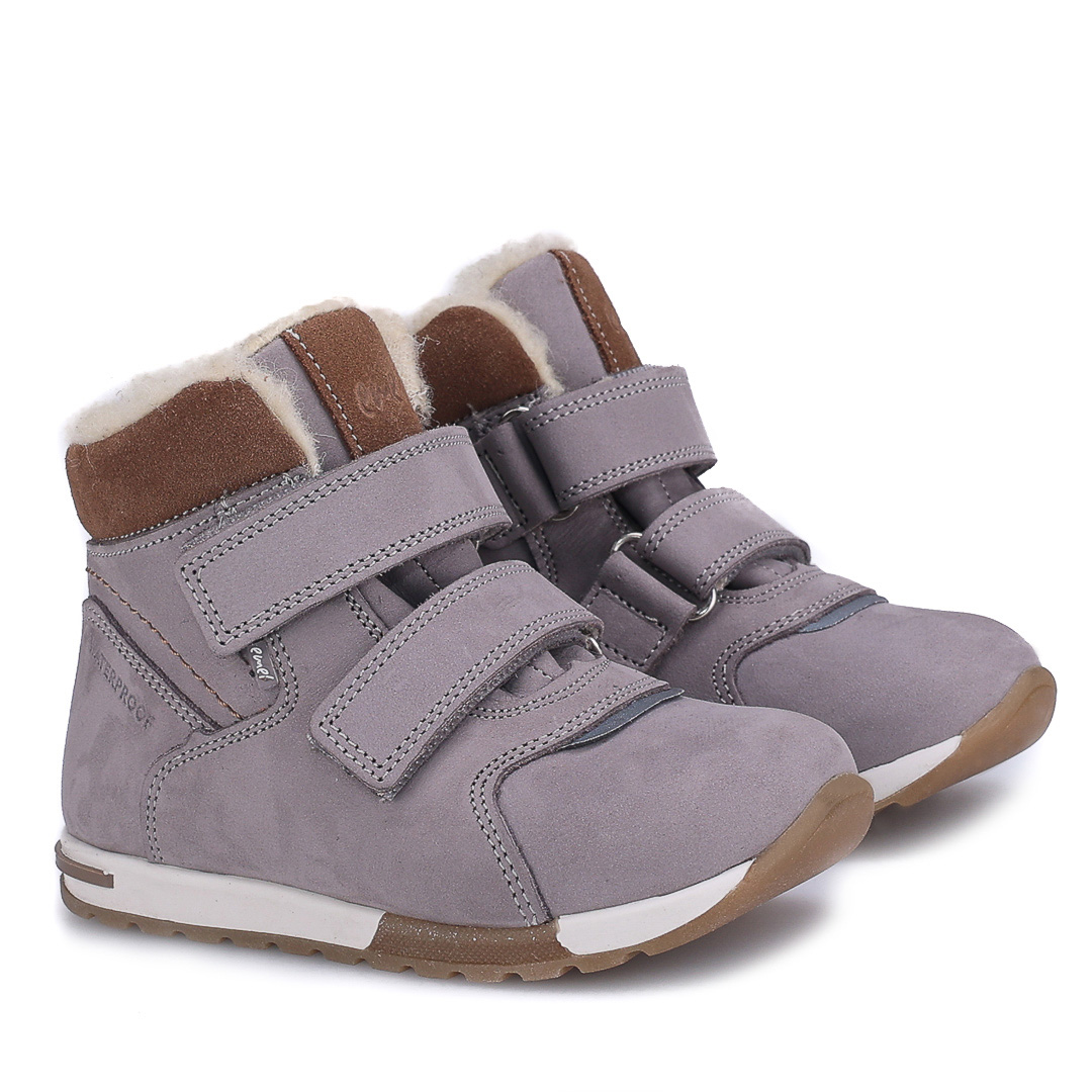 Emel EV2721M-24 Buty Zimowe Skórzane Ciepłe Wodoodporne Dolomiti Szare 26