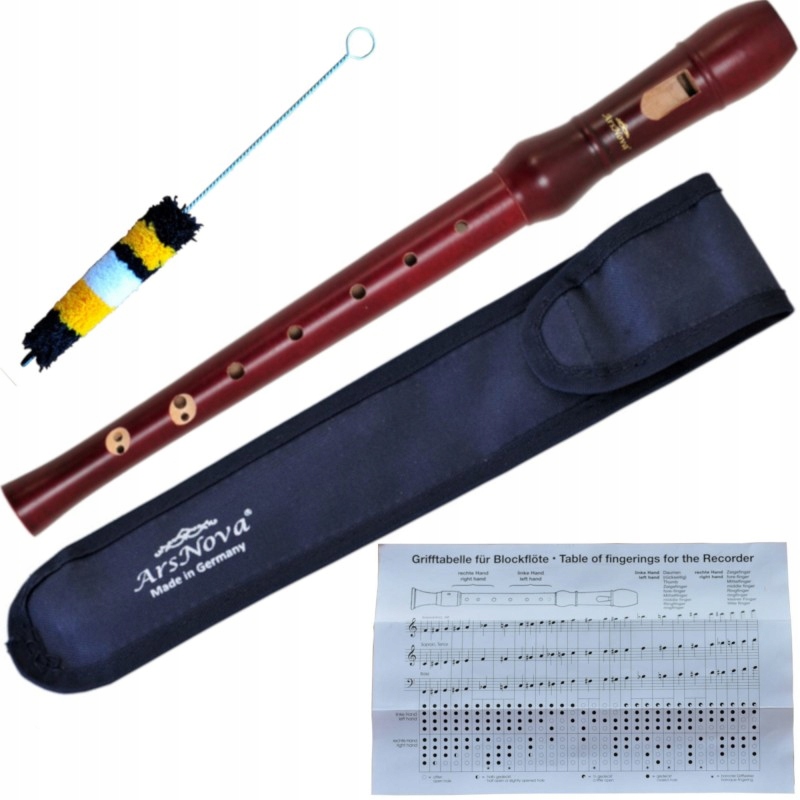 Flet prosty drewniany barokowy ArsNova + pokrowiec