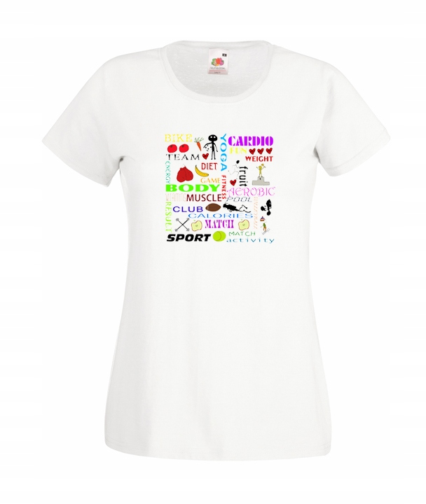 

L Koszulka Damska Sport Cardio Yoga Aerobik Fit