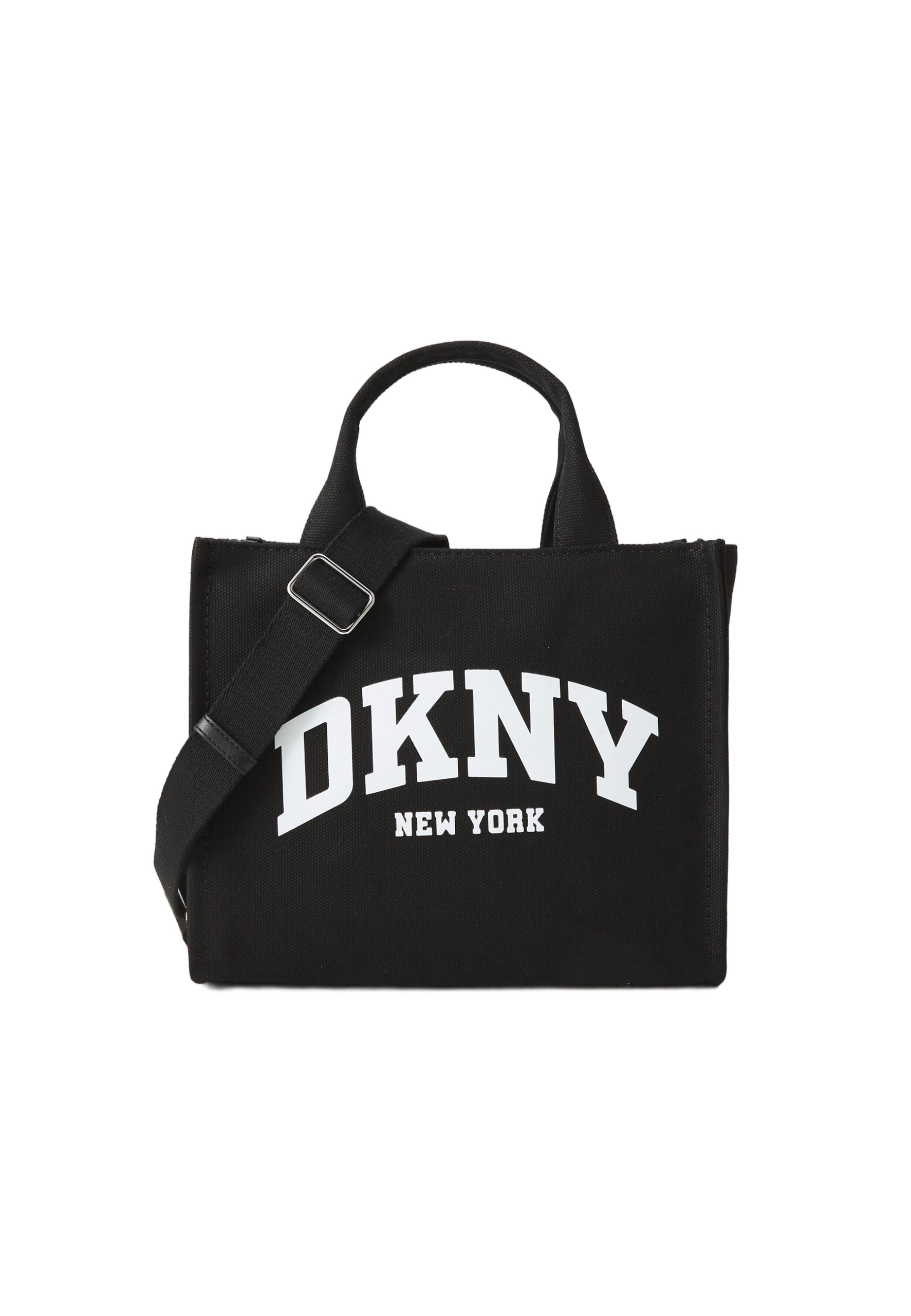 Dkny Černá Bavlněná Kabelka Přes Rameno S Logem 26x22x12 6BA