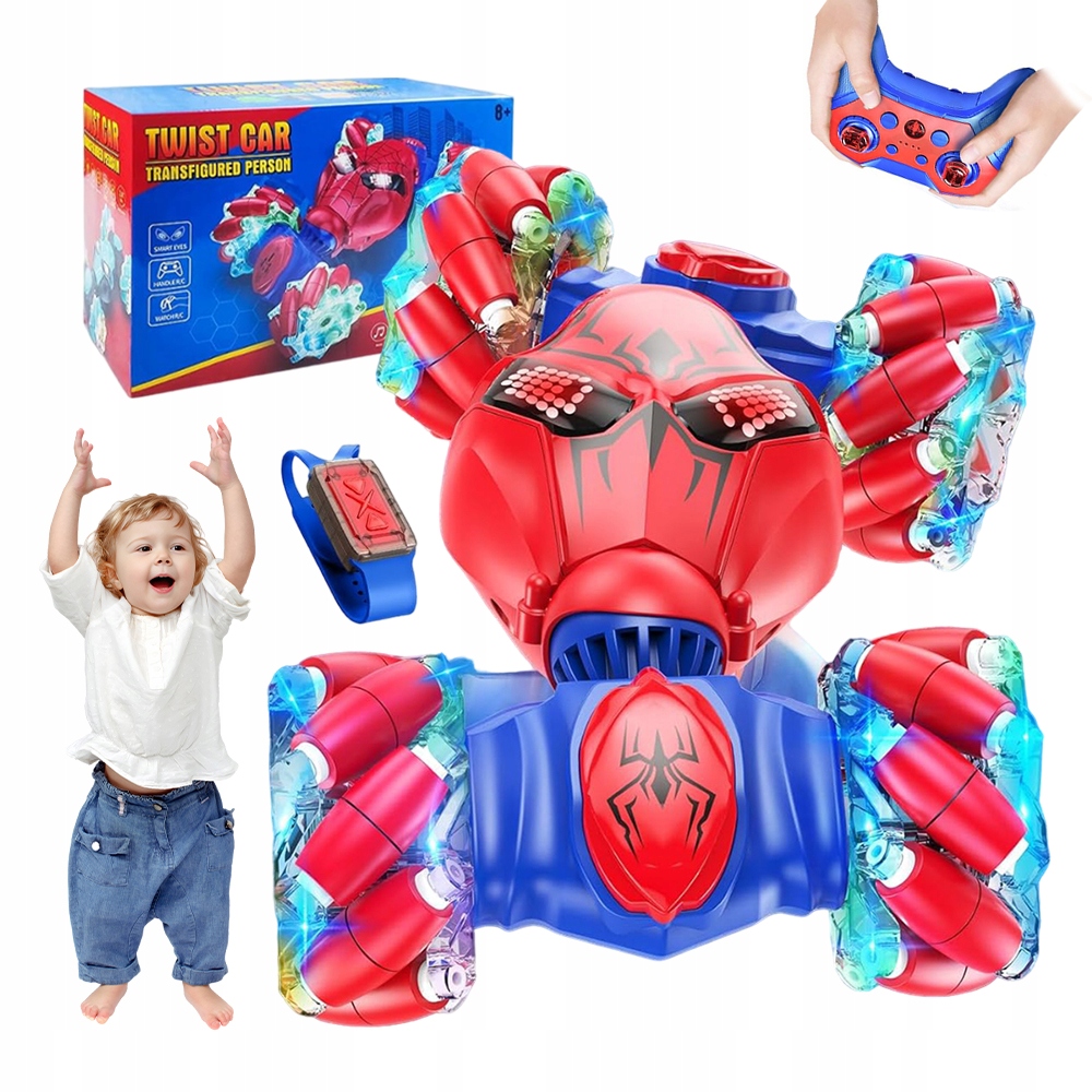 Auto Ovládané Gest 4X4 +dálkové Ovládání Flexibilní Usb Hračka 2.4GHZ