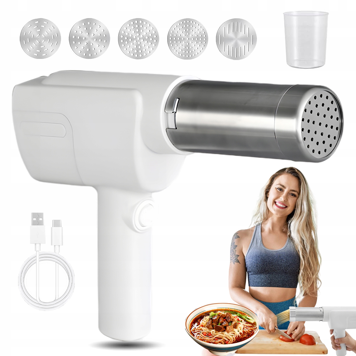 Automatický strojek na těstoviny, lisovací sada