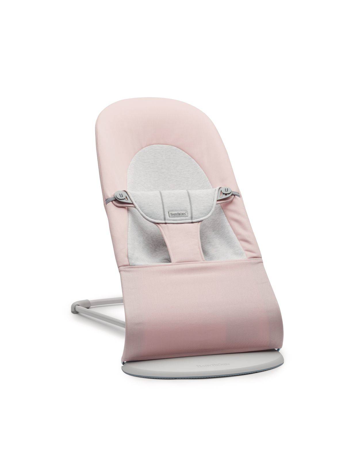 Babybjorn Leżaczek Balance Soft Cotton/jersey Jasny Różowy/Szary do 13kg