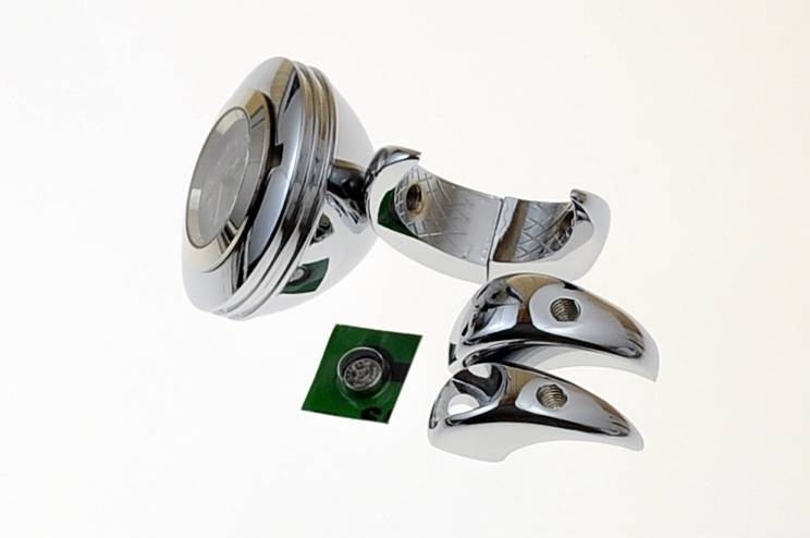 ZEGAREK NA KIEROWNICE 25 32 MM CHROMOWANY