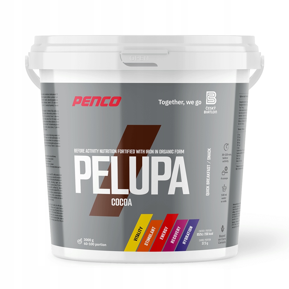 Pelupa Instantní Bezlepková kaše 3000g čokoláda