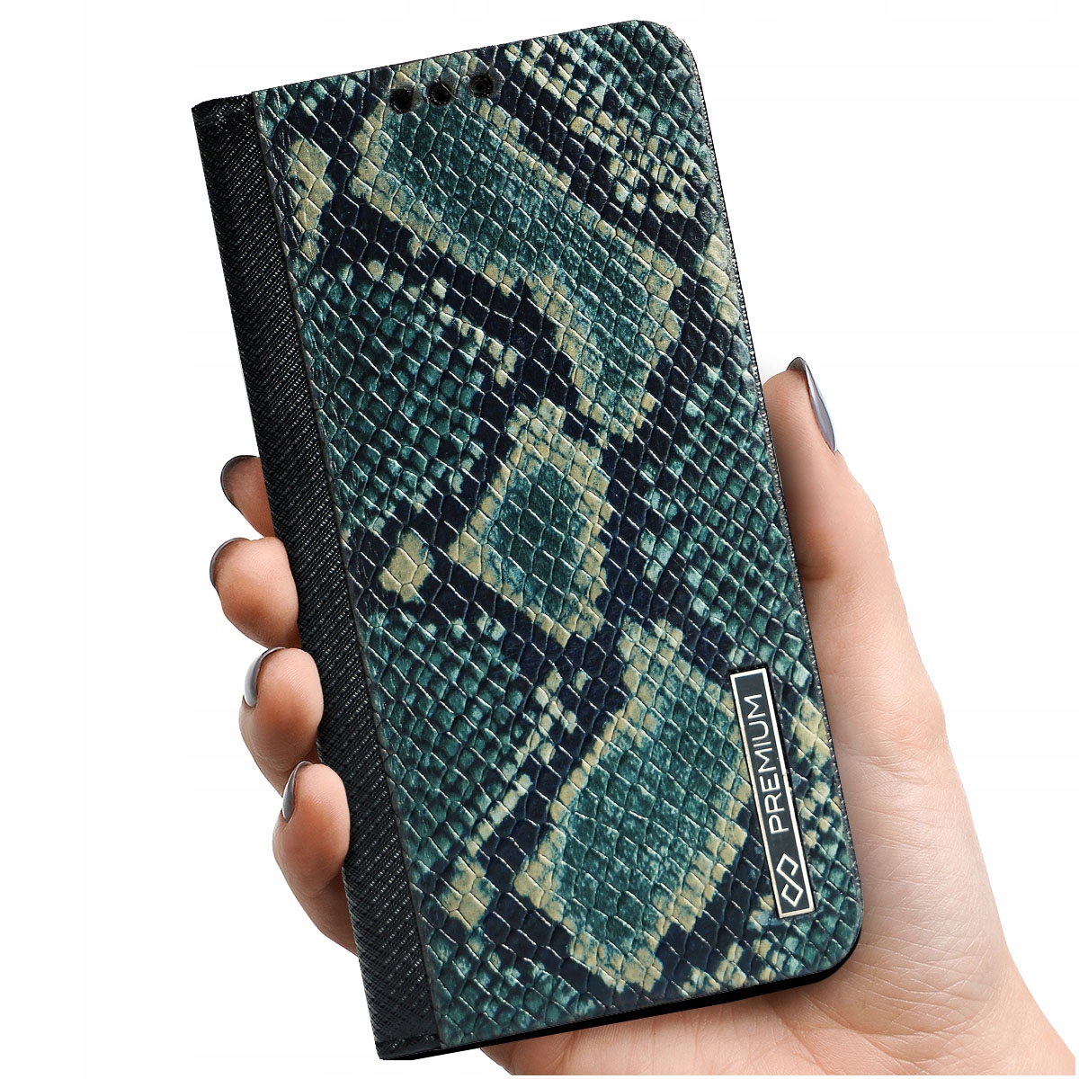 

Luksusowe Etui Skóra Węża Do Motorola G52