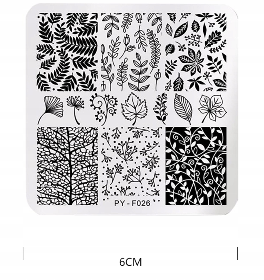 PICT YOU - Blaszka do Stempli - PY-F026 - LIŚCIE JESIEŃ EAN (GTIN) 5907046101096